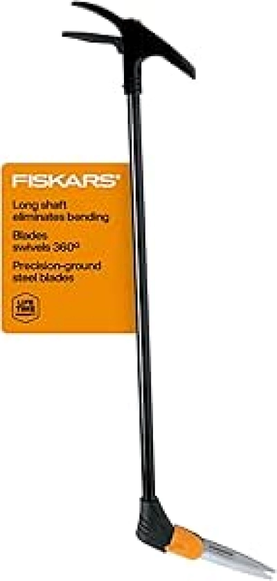Fiskars 36" Long Handle Grass Shears - Standing Lawn Trimmer with 360° Swivel Blade