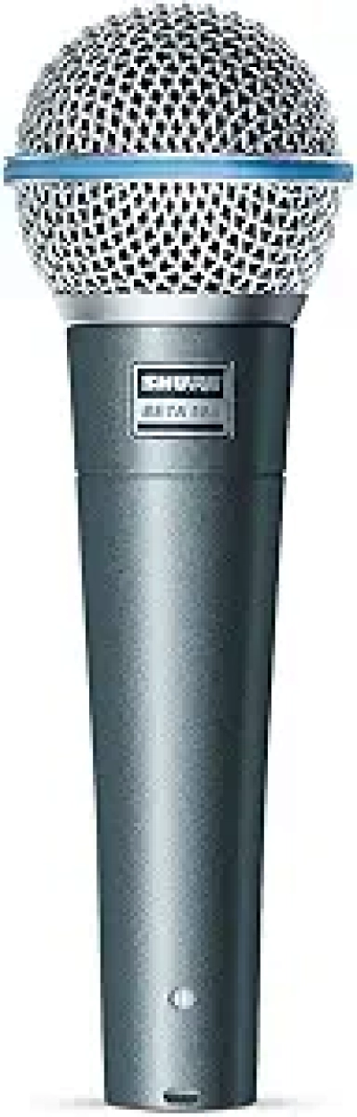Shure BETA 58A Supercardioid Dynamic Vocal Microphone | Professional Stage & Studio Mic