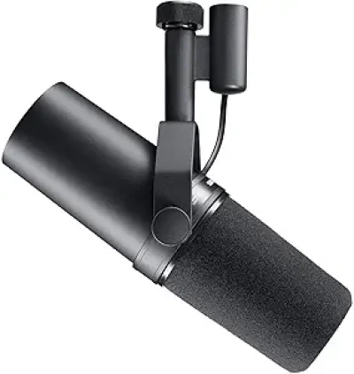 Shure SM7B Professional Studio Microphone - XLR Dynamic Mic for Podcasting, Recording & Streaming