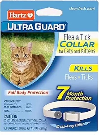 Hartz UltraGuard Flea & Tick Collar for Cats - 7 Month Protection