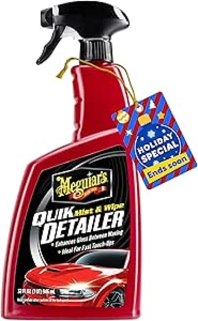 Meguiar's Quik Detailer Spray 32 oz - Instant Car Paint Protection & Shine