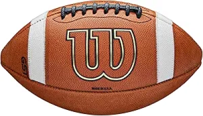 Wilson GST Official Leather Game Football | Premium US-Made