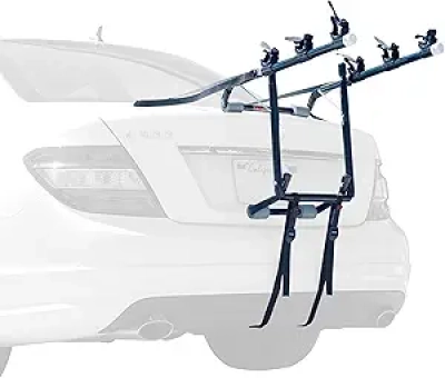 ALLEN Deluxe 3-Bike Trunk Mount Rack - Easy Installation for Cars & SUVs