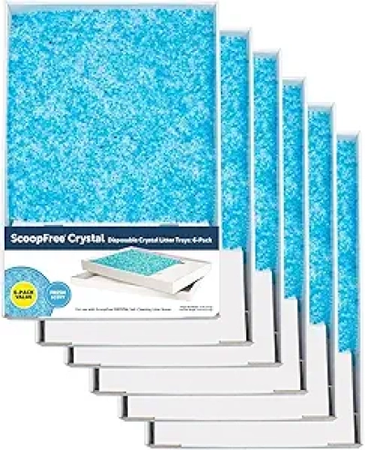 PetSafe ScoopFree Crystal Cat Litter Tray Refill - 6 Pack Auto Litter Box