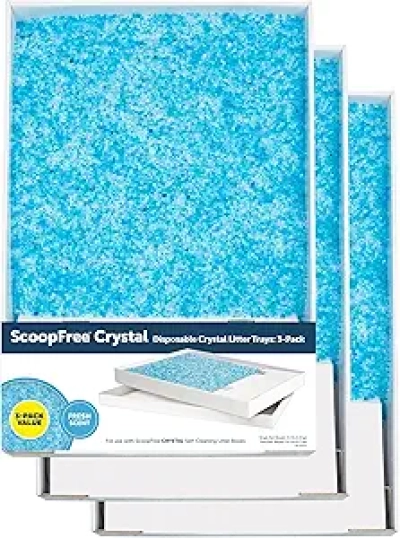 PetSafe ScoopFree Disposable Crystal Cat Litter Tray Refills - 3 Pack