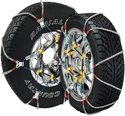 SCC SZ462 Super Z8 8mm Truck Tire Chains - Heavy-Duty Traction for Pickup & Commercial Vehicles