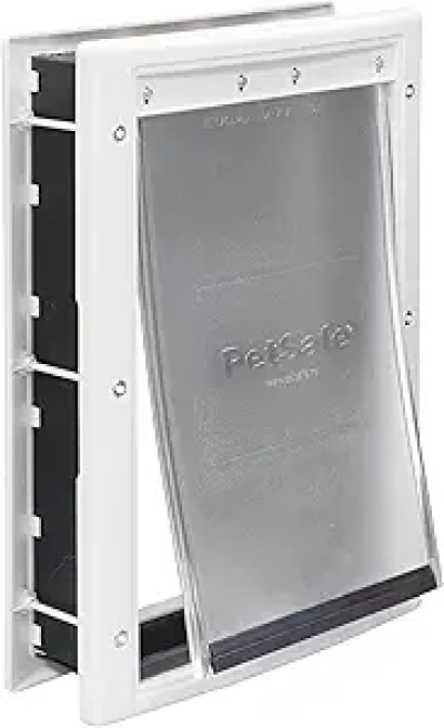 PetSafe Plastic Pet Door for Medium Dogs - Easy DIY Installation, Rust-Free Frame