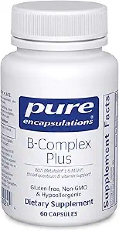Pure Encapsulations B-Complex Plus | B Vitamins for Energy, Cognitive & Nervous System Support
