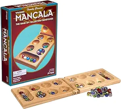 Pressman Mancala Board Game - Classic Strategy Game for Kids & Adults