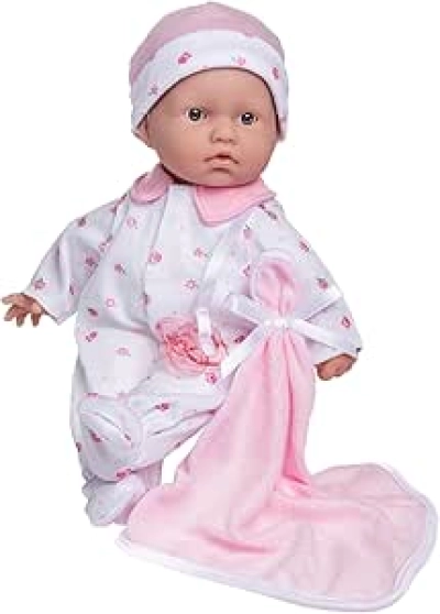 JC Toys La Baby 11 Inch Soft Caucasian Baby Doll - Washable, Safe for Toddlers 12M+