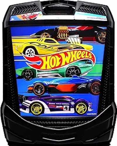 Hot Wheels 100-Car Storage Case - Large Capacity Organizer with Handle