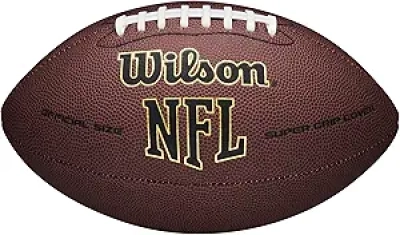 Wilson NFL Super Grip Composite Football - Official Junior Size