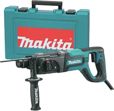 Makita HR2475 1" SDS-PLUS Rotary Hammer - 7.0 AMP D-Handle Power Drill