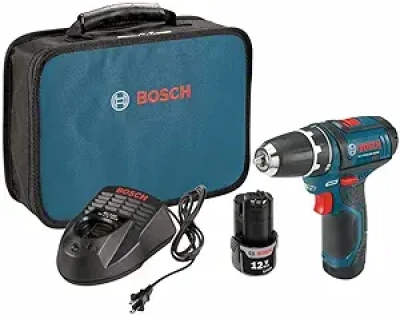 BOSCH PS31-2A 12V Max Compact Drill Driver Kit - Lightweight & Powerful