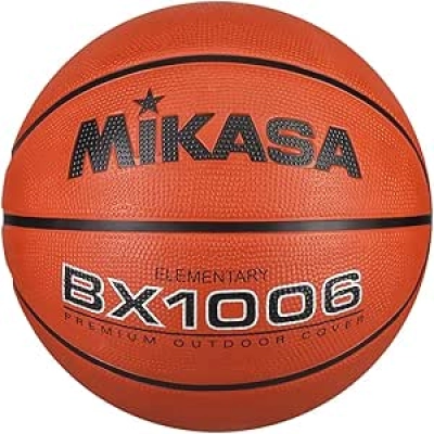 Mikasa BX1000 Premium Rubber Basketball Size 4 - 25.5" Outdoor Ball