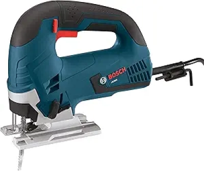 Bosch JS365 120V Jigsaw Kit - Variable Speed Top-Handle with 45° Bevel Cuts