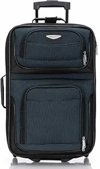 Travel Select Amsterdam 21-Inch Carry-On Softside Expandable Luggage with Rolling Wheels
