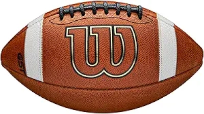 Wilson GST Leather Game Football - Junior Size Brown