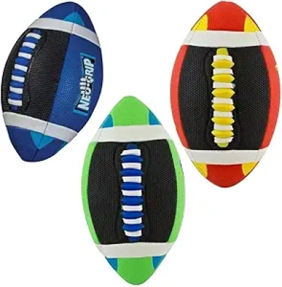 Mini Sponge Foam Football for Kids | Franklin Sports Grip-Tech Youth Football
