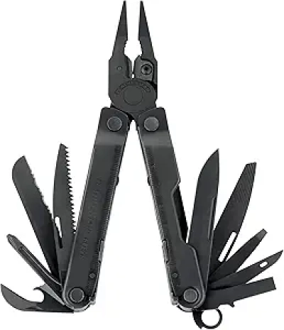Leatherman Rebar Multitool - 17-in-1 Stainless Steel EDC with Replaceable Wire Cutters