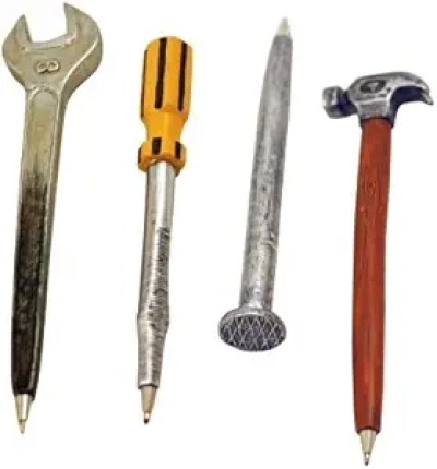 Streamline Hand Tool Pens Set of 4 (BPN125) | Realistic Design Pen Set