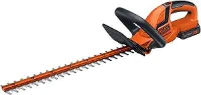 BLACK+DECKER 20V MAX Cordless Hedge Trimmer - 22" Steel Blade with Battery