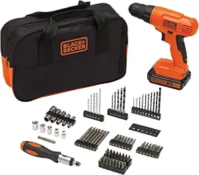 BLACK+DECKER 20V MAX Cordless Drill Driver Kit with 100-Piece Tool Set
