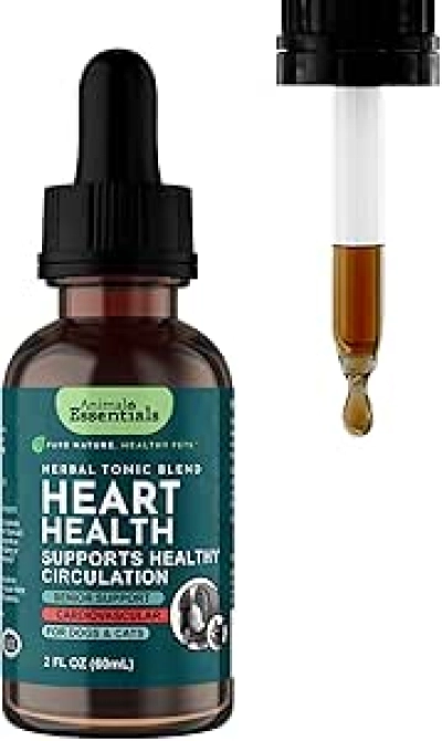 Animal Essentials Heart Health Supplement for Dogs & Cats | Cardiovascular Support