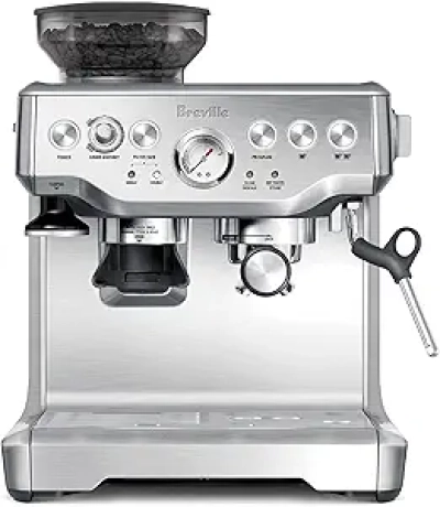 Breville Barista Express Espresso Machine BES870XL | Built-in Grinder