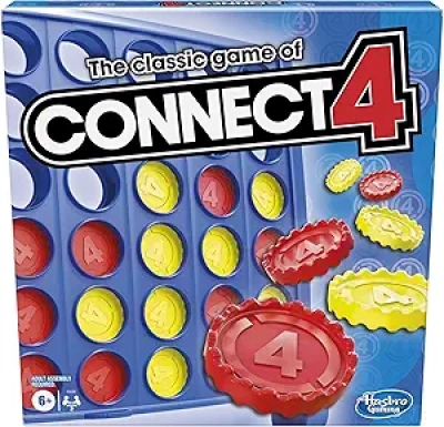 Connect 4 Classic Grid Game - Strategy Board Game for Kids & Family