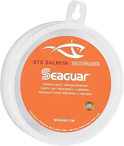 Seaguar STS Salmon 100% Fluorocarbon Fishing Line Leader - 100yd Spool