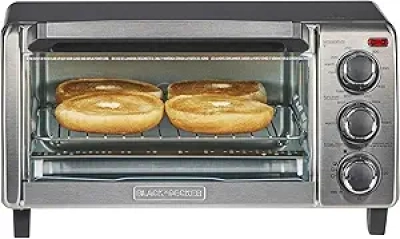 BLACK+DECKER TO1313SBD Toaster Oven 15.47" - Compact Convection Oven for Pizza & Toast
