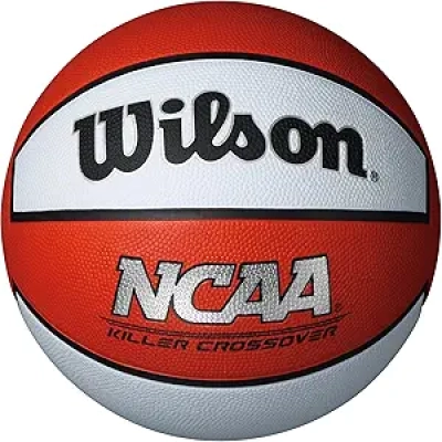 Wilson NCAA Killer Crossover Outdoor Basketball - Official Size 7, 6, 5