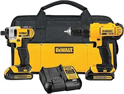 DEWALT 20V MAX Cordless Drill & Impact Driver Combo Kit - DCK240C2
