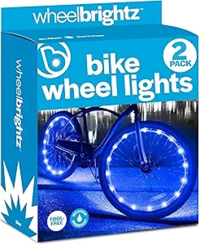 LED Bike Wheel Lights - 14 Colors, 48+ Hours Battery, Weatherproof