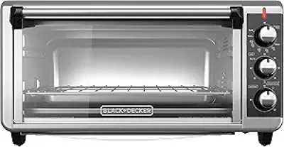 BLACK+DECKER 8-Slice Convection Toaster Oven - Extra Wide Stainless Steel