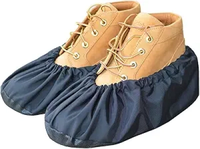 Professional Reusable Shoe Covers for Contractors - Non-Slip, Machine Washable, X Large