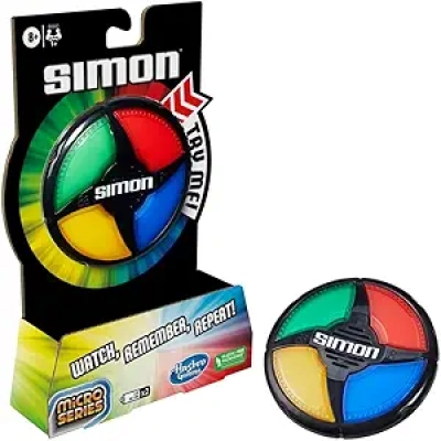 Hasbro Gaming Simon Micro Series - Compact Electronic Memory Game for Kids