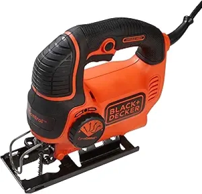 BLACK+DECKER 5-Amp Jig Saw with 3,000 SPM & 45° Bevel Cuts | BDEJS600C