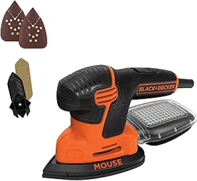 BLACK+DECKER Detail Sander 1.2 Amp - 16,000 OPM Corded Power Tool