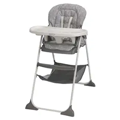 Graco Slim Snacker High Chair - Ultra Compact, Fast-Folding Design
