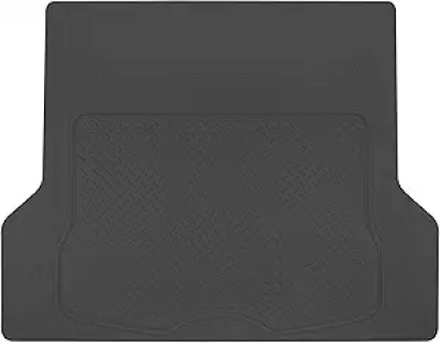 BDK Heavy Duty Rubber Cargo Mat Liner - All-Weather Trunk Protection for Vehicles