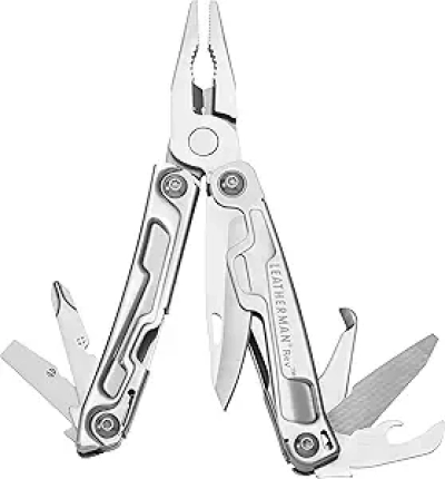 Leatherman Rev Pocket Multitool | 14-in-1 Stainless Steel EDC Tool