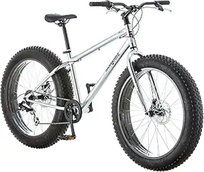 Mongoose Malus 26-Inch Fat Tire Mountain Bike - Men's & Women's All-Terrain Bicycle