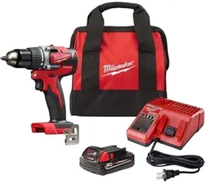 Milwaukee M18 18V Cordless Drill Driver 1/2" Compact Kit 2606-21CT