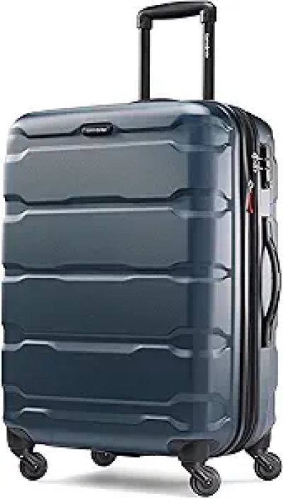 Samsonite Omni PC 24-Inch Hardside Expandable Spinner Luggage - Teal