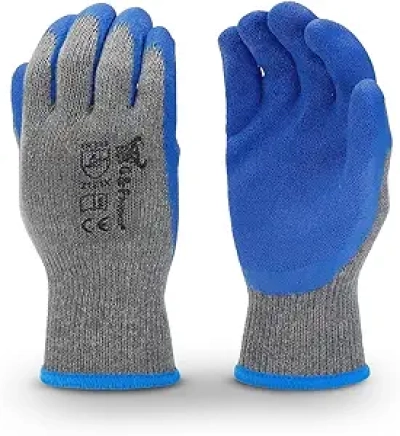Heavy Duty Latex Work Gloves X-Large 120 Pairs - Double Coated Construction & Gardening