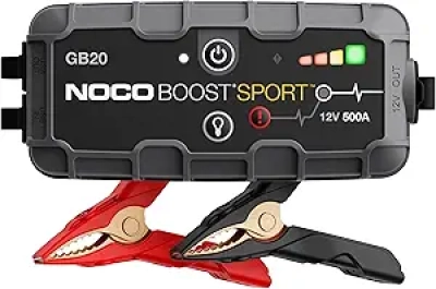 NOCO Boost GB20 500A Jump Starter - Portable Lithium Battery Booster for Cars