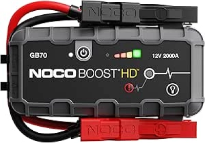 NOCO Boost GB70 2000A Jump Starter - Lithium Battery Booster for Gas & Diesel Engines