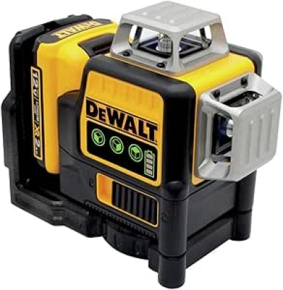 DEWALT DW089LG 360° Self-Leveling Green Laser Level | 100 Ft Range, 12V MAX